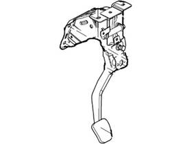 Ae5z-2455-d Ford Genuine Pedal Assembly Brake