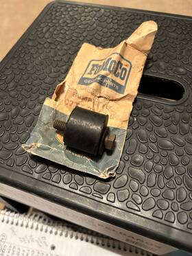 C7tz-2143-g Ford Brake Pedal Rubber Bumper Kit For 1967 Truck New Nos F100/350
