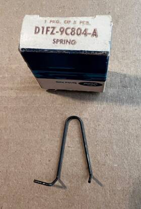 D1fz-9c804-a Ford Nos 1971 1972 &other Pinto Gas Throttle Pedal Pad Pivot Spring