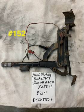 D5tz-2780-b Ford 1973-1979 F250 F350 E Parking Brake Hand Brake. U Haul #152