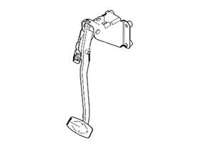 Ec3z-2455-d Ford Genuine Pedal Assembly Brake