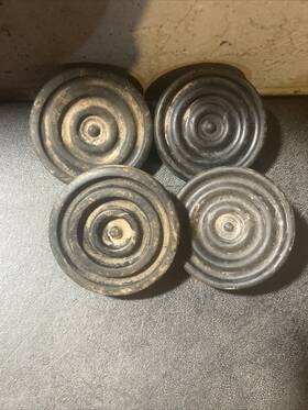 Ha2454 Ford 41 1941 Brake Clutch Pedal Pad X4 Pads Set Original Oem Genuine Ha2454 Ford 41 1941 Brake Clutch Pedal Pad X4 Pads Set Original Oem Genuine