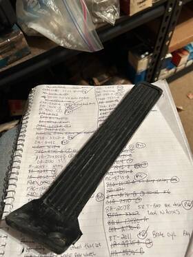 Mc-9735 Ford Mercury 1956 1957 1958 Nos Gas Pedal New Usa Made