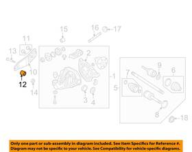 7l1z4b425b Ford Oem 07-17 Expedition Carrier Components-front Insulator
