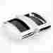 Fp-01-008 99parts 1x Chrome Rubber Brake Pedal Cover Fits Yamaha V-max V-star
