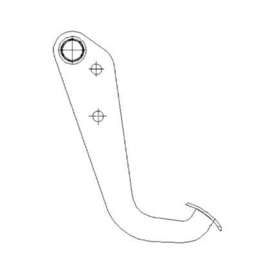 A6802900018 Freightliner 680 290 00 18 Aftermarket A Brake Pedal