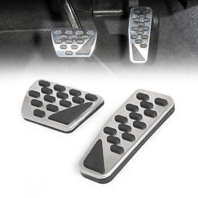 C145-a095-sil Gas And Brake Pedal Cover Kit For Wrangler Jl Gladiator 2018