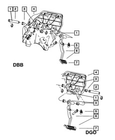52014128ae Genuine Mopar Brake Pedal And Pad