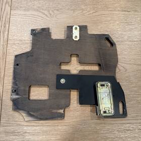 96442336002 Genuine Porsche 99355106301 993 Wooden Pedal Floor Board With Stop Plate #11