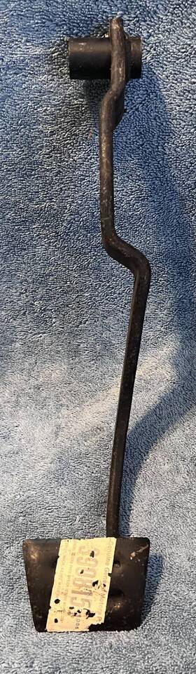 Gm 3908155 Corvette Brake Pedal For St - 1967 Only Nos