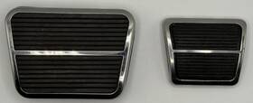 3948774 Gm Vintage 1969-72 Brake Pedal Trim/pad Set Like-new Condition