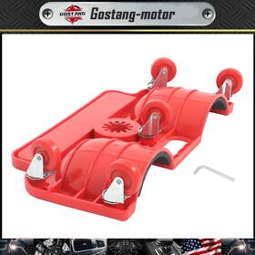 Gm2755836g Gostang Flooring Knee Pads With Tool Tray Holder And 5 Swivel Castors For Auto Repairing