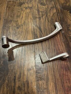 42410-52 Harley-davidson 57-74 And 75-76 Rear Brake Pedals
