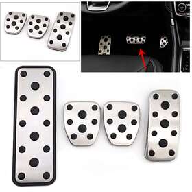 Hkseller-au 612073399419 Car Foot Gas Brake Pedals Cover Kit Fit Subaru Outback Xv Impreza Forester 06-18