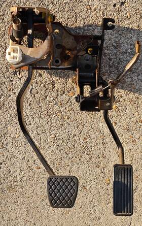 46590-sr3-l31 Honda Oem Brake Gas Pedal Assembly 5 Speed 92-95 Civic