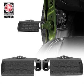 Hooke Road Mmr.20197 Exterior Front Foot Peg Rest Pedal Fit 2007-2026 Jeep Wrangler Jk Jl &gladiator