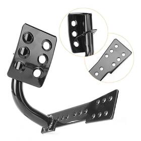 Hukyu 550738262589 Car Left Side Foot Rest Pedal Kick Panel Non-slip For Jeep Wrangler Jk 2007-2016