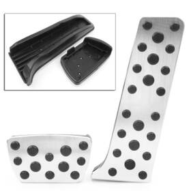 Hukyu 550738506331 2pcs Accelerator Foot Pedal Pad Cover Fit Toyota Camry 2018 Non-slip Car Auto