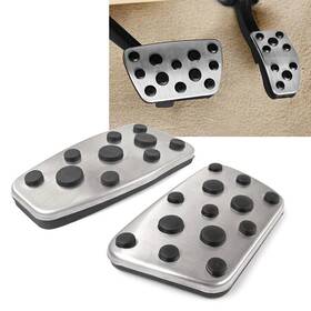 Lc200 Hukyu 550742219494 Accelerator Brake Pedal Pad Covers For Toyota Land Cruiser 2013-2021