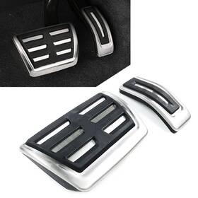 Hukyu 550742228588 Stainless Steel Car Brake Gas Pedals Cover For Audi A4 A5 A6 A7 A8 Q3 Q5