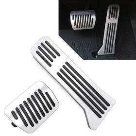 Hukyu 550742547054 Stainless Steel Brake Gas Pedals Protection Cover For Mazda 2 3 6 Cx-3 Cx-4 Cx-5