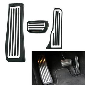 Hukyu 550742686012 Lhd Stainless Steel Car Foot Rest Brake Gas Pedals Cover Fit Cadillac Ats Ats-v