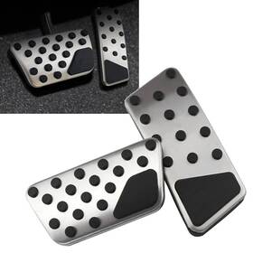 Hukyu 550742746969 Stainless Steel Car Gas Brake Pedal Cover For Jeep Wrangler Jk 2007-2017