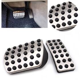 Hukyu 550742756715 Accelerator Gas Brake Foot Pedal Cover For Mercedes Benz A/b/cla/gla/glb 2020