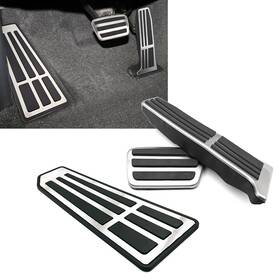 Hukyu 550742756814 Lhd Brake Gas Pedals Foot Rest Pedal Cover For Toyota Camry Rav4 Lexus Es Ls