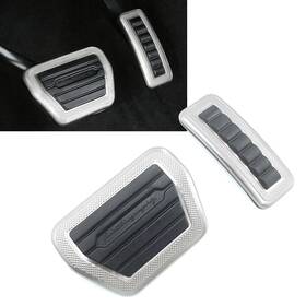 Hukyu 550742796681 Stainless Steel Car Brake Gas Pedal Cover For Land Rover Range Discovery 5