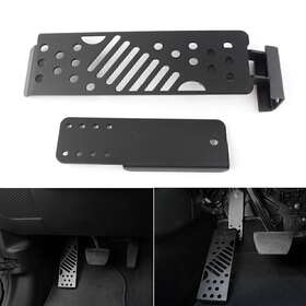 Hukyu 612046415504 Left Side Footrest Dead Pedal Kick Black For Jeep Wrangler Jl 2018-2019