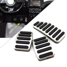 Hukyu 612046721414 Brake Clutch Fuel Gas Pedal Foot Pads Cover For Suzuki Swift Jimny Mt