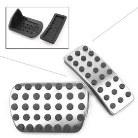 Hukyu-2078yf030 Hukyu 2x Stainless Steel Sport Brake Gas Pedal Pad Cover For Mercedes Benz M Gl Class