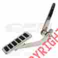 Hz-8600-pol Cfr Performance Billet Aluminum Street Throttle Gas Pedal Dimensions 2 X 4-1 Polished