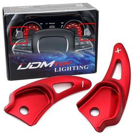 Aa3882-red Ijdmtoy Sports Red Cnc Billet Aluminum Large Paddle Extensions Compatible