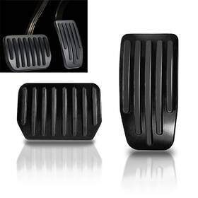 Jetsljtb201 Jeseny Jetsljtb201- 2 Pcs Tesla Model 3 Y Foot Pedal Pad Set Car Black