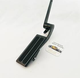 0058210bk Joyride Hot Rods Custom Aluminum Hinged Gas Pedal With Black Rubber Inserts