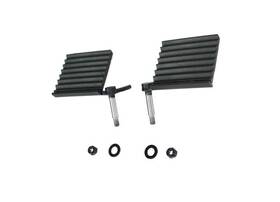 Fb21078 Kentrol/fishbone Offroad For 76-06 Tj/yj/cj Foot Peg Set Driver And Passenger Black