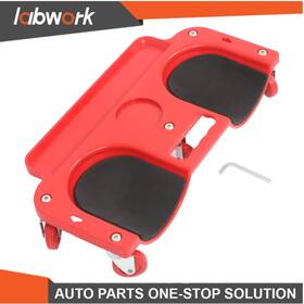 Tl54036q Labwork Rolling Knee Creeper/pad Abs Frame 5 Swivel Castors Tool Tray Holder