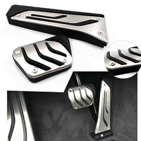 Lbox 550733690479 Foot Gas Brake Pedals Cover Kit For Bmw 1/2/3/4/5/6/7/8 Series