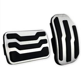 4178 Lexley 2pcs Anti-slip Aluminum Brake Gas Pedal Pads For Ford F-150 2015-2020