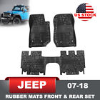 Lightway All Weather Rubber Slush Floor Mat Front Rear Mats
