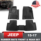 Lightway Slush Floor Mat Black Rubber Front Rear Mats Set