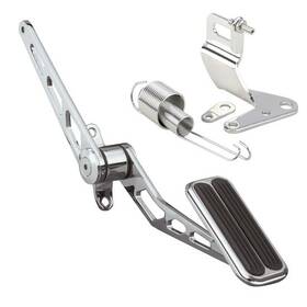 9102656 Lokar Standard Steel Throttle Pedal Bracket And Return Spring Black