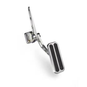 Bag-6205 Lokar Throttle Pedal Assembly 68-72 Chevelle Brushed