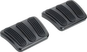 Lokar Performance Products 847087003353 1962-72 Nova Manual Trans Brake And Clutch Pedal Pads - Curved Style Black