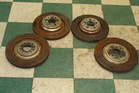 534-maserati Maserati 14-17 Ghibli 3.0l Set Driver Left Lh Passenger Right Rh Brake Rotors Drilled Wty