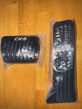 5047 Mazda Boyuer 2013 - 2025 Cx5 Pedal Covers 2 Pcs. For Accelerator And Brake Kit