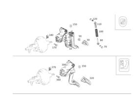 204-290-83-01 Mercedes-benz Genuine Pedal