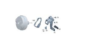 Mercedes-benz 223-290-02-00 Genuine Mercedes-benz Pedal Assembly